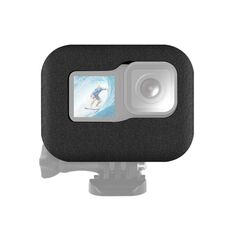 PULUZ per GoPro HERO12 Nero/11 Nero/10 Nero/9 Custodia per parabrezza in schiuma nera (Nero)
