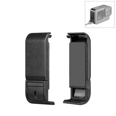 PULUZ POM Coperchio interfaccia laterale batteria in plastica per GoPro HERO12 Nero /11 Nero /10 Nero /9 Nero (Nero)
