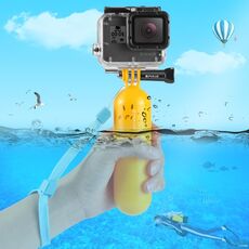 PULUZ Galleggiante Maniglia Bobber Impugnatura con Cinturino per GoPro, Insta360, DJI e Altre Action Camera