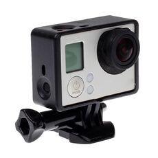 Custodia standard per montaggio su telaio protettivo con hardware di montaggio assortito per GoPro Hero4 / 3+ / 3