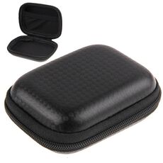 Cassa portatile impermeabile in fibra di carbonio per Gopro Hero9 Black / Hero8 Black / Hero7 / 6/5 / 5 Sessione / 4 Sessione / 4/3 + / 3/2/1 2.5 cm (nero)