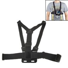 Supporto per tracolla elastica per cintura frontale Extreme Sport per GoPro, Insta360, DJI e altre action camera (nero)
