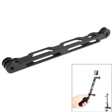TMC Prolunga in alluminio CNC per GoPro Hero12 Black / Hero11 /10 /9 /8 /7 /6 /5, Insta360 Ace / Ace Pro, DJI Osmo Action 4 e altre action camera, Lunghezza: 16 cm (Nero)