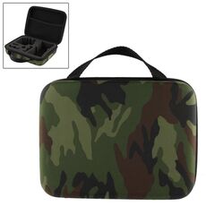 Custodia portatile impermeabile antiurto in EVA per GoPro, Insta360, DJI e altri accessori per action cam, dimensioni: 21 cm x 16 cm x 6,5 cm