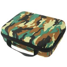 Custodia portatile impermeabile antiurto in EVA per GoPro, Insta360, DJI e altri accessori per action cam, dimensioni: 21 cm x 16 cm x 6,5 cm