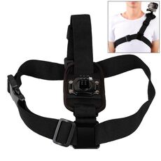 Cintura toracica DV a spalla singola speciale per sport rotativi a 360 gradi per GoPro, Insta360, DJI e altre action camera (nera)