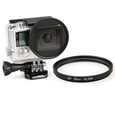 52mm Filtro per obiettivo UV cerchio rotondo per Gopro Hero4 / 3+