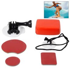 TMC Board Mount Surf Snowboard Wakeboard Set per GoPro, Insta360, DJI e altre action camera (bianco)