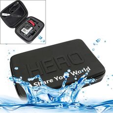 Custodia da viaggio portatile antiurto impermeabile per GoPro, Insta360, DJI e altri accessori per action cam, dimensioni: 16 cm x 12 cm x 7 cm