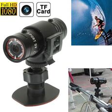 F9 Full HD 1080P Action Helmet Fotocamera / Fotocamera sportiva / Fotocamera per bicicletta, Supporto TF Card, Obiettivo grandangolare da 120 gradi