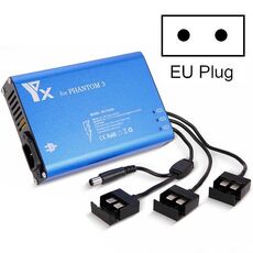 Caricabatterie controller batteria intelligente 4 in 1 Parallel Power Hub per DJI Phantom 3 Standard SE FPV Drone, tipo di spina: spina europea