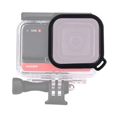 Filtro per lenti colorate per immersione con custodia quadrata per Insta360 ONE R 4K Edition / 1 pollice dition (rosa)