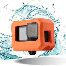 Custodia Floaty EVA per GoPro HERO9 nera (arancione)
