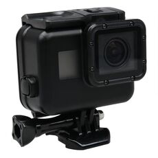 2 in 1 per GoPro HERO6 / 5 Cover posteriore touch screen + custodia protettiva impermeabile 45 m (è necessario smontare l'obiettivo quando installato) con fibbia di montaggio di base e vite di comando (nera)