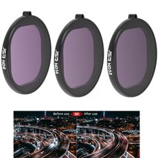 JSR Round Housing 3 in 1 ND8 + ND16 + ND32 Lens Filter per GoPro HERO8 Black