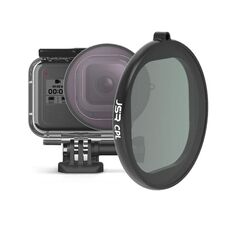 JSR Round Housing CPL Lens Filter per GoPro HERO8 Black