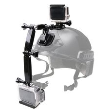 Set di montaggio frontale per casco per GoPro, Insta360, DJI e altre action camera