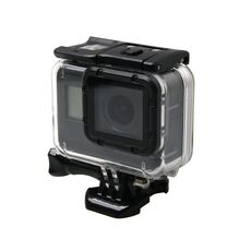 Per GOPRO HERO6 / 5 custodia protettiva per custodia impermeabile + copertura posteriore cavo con fibbia Basic Mount & Screw