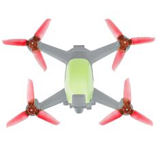RCSTQ 2 coppie elica di sgancio rapido del colore chiaro per DJI FPV (rosso)