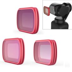 3 PCS PGYTECH P-18C-012 CPL / ND8 / ND16 Filtro lente a colori per immersioni professionali per DJI Osmo Pocket