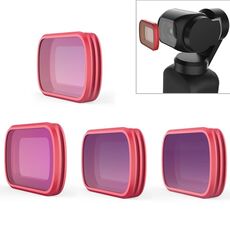4 PZ PGYTECH P-18C-014 ND / PL Professione Filtro per lenti colorate per immersioni per DJI Osmo Pocket
