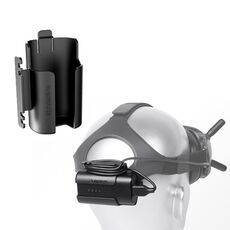 Sunnylife Battery Clip Holder Cable Gestione cavo Avvolgibile Caso protettivo per Goggigli DJI FPV V2 (Nero)