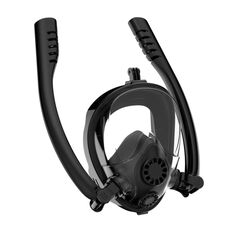 Attrezzatura per le immersioni subacquee completa Maschera di immersione in silicone a secco Full Secco per GoPro Hero9 Black / Hero8 Black / Hero7 / 6/5 / 5 Sessione / 4 Sessione / 4/3 + / 3/2 / 1, insta360 One R, Dji Osmo Azione e Altre telecamere di azione, Dimensione: S / M (nero)