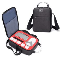 Borsa da viaggio impermeabile impermeabile impermeabile per la scatola per il trasporto del sacchetto di trasporto per FIMI X8 Mini (Nero + Liner rosso)