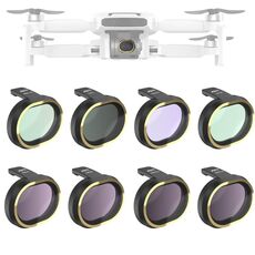 JSR per FIMI X8 Mini Drone 8 in 1 UV + CPL + ND8 + ND16 + ND32 + STAR + Kit filtro per lenti notturne