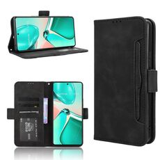Per ASUS Zenfone 12 Ultra Custodia in pelle con texture in vitello e slot per schede (nero)