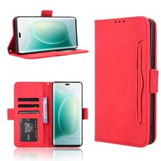 Custodia in pelle con texture di vitello effetto pelle di vitello per Honor 300 Pro 5G / 300 Ultra 5G (rossa)