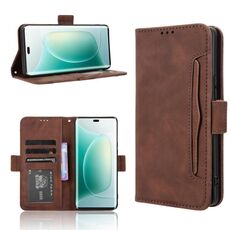 Custodia in pelle con texture di vitello effetto pelle di vitello per Honor 300 Pro 5G / 300 Ultra 5G (marrone)