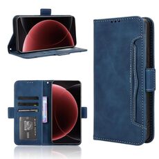 Per Xiaomi 15 Ultra Skin Feel Calf Texture Card Slots Custodia per telefono in pelle (blu)