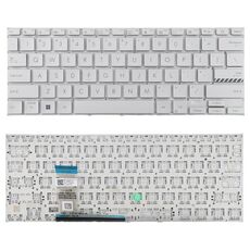 Tastiera per laptop versione USA per Asus VivoBook 14 Pro X1402 M1402 D1402 F1402 X1403Z X1402Z (argento)