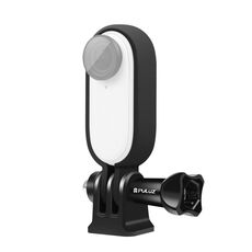 PULUZ PLASTICO PLASTICE FRAME MOTORE CAGGIA CON ADATTATORE DI BASE TREPOD PER INSTA360 GO 2 (NERO)