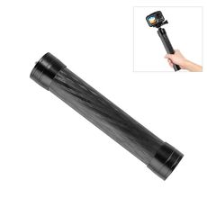 Pulluz 21cm Estensione in fibra di carbonio MonoPod Stick per Dji / Moza / Feiyu V2 / Zhiyun G5 Gimbal (nero)
