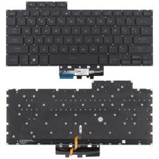 Tastiera per laptop retroilluminata versione USA per Asus ROG Zephyrus G14 GA402R GA402RJ GA402RK GA402RU GA402X GA402X (nero)