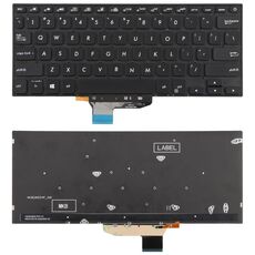 Tastiera per laptop retroilluminata versione USA per Asus VivoBook S14 K430 A430 X430 S403 S4300F S4300U (nero)