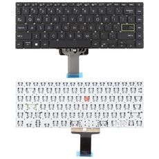 Tastiera per laptop versione USA per Asus VivoBook S14 X421 X421DA X421UA X421EP X421EQ X421JQ X421FP X421FF X421FL (nero)