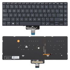 Tastiera per laptop retroilluminata versione USA per Asus ZenBook 14 ux435 ux435egl ux435e u4800egl (nero)