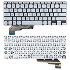 Tastiera per laptop versione USA per Asus Adol14 ADOL14FA S403F A403F X403F ADOL13u (argento)
