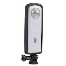 PULUZ PC Cornice protettiva in plastica ABS per Ricoh Theta SC2, con supporto adattatore e vite (nero)