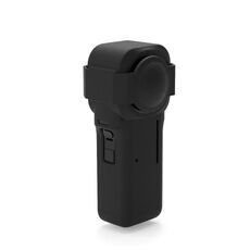 PULUZ Custodia protettiva in silicone con copriobiettivo per Insta360160; One160; RS 1-inch 360 Edition (nero)