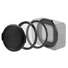 PULUZ 52mm CPL + filtro obiettivo UV con anello adattatore per GoPro HERO12 Nero /11 Nero /11 Nero Mini /10 Nero /9 Nero
