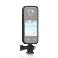 Per Insta360 X3 PULUZ Cornice protettiva in ABS con supporto adattatore e vite (nero)