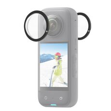 Per Insta360 X3 PULUZ Lens Guard Copertura protettiva per PC (nero)
