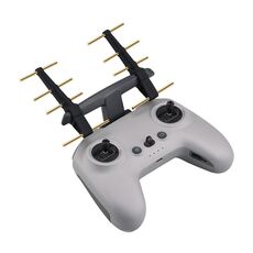 BRDRC Telecomando Ottimizzatore del segnale dell'antenna in legno adatto per DJI FPV Combo (rame nero)
