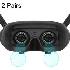 2 paia Sunnylife AT-BHM476 HD Pellicola protettiva per occhiali a prova di esplosione per occhiali DJI 2