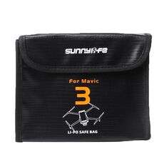 Per Mavic 3 Sunnylife M3-DC106 Batterie 3 in 1 Stoccaggio sicuro Borse a prova di esplosione