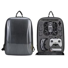 Per DJI AVATA Borsa di stoccaggio Borsa a tracolla impermeabile con guscio rigido Zaino (grigio spazzolato)